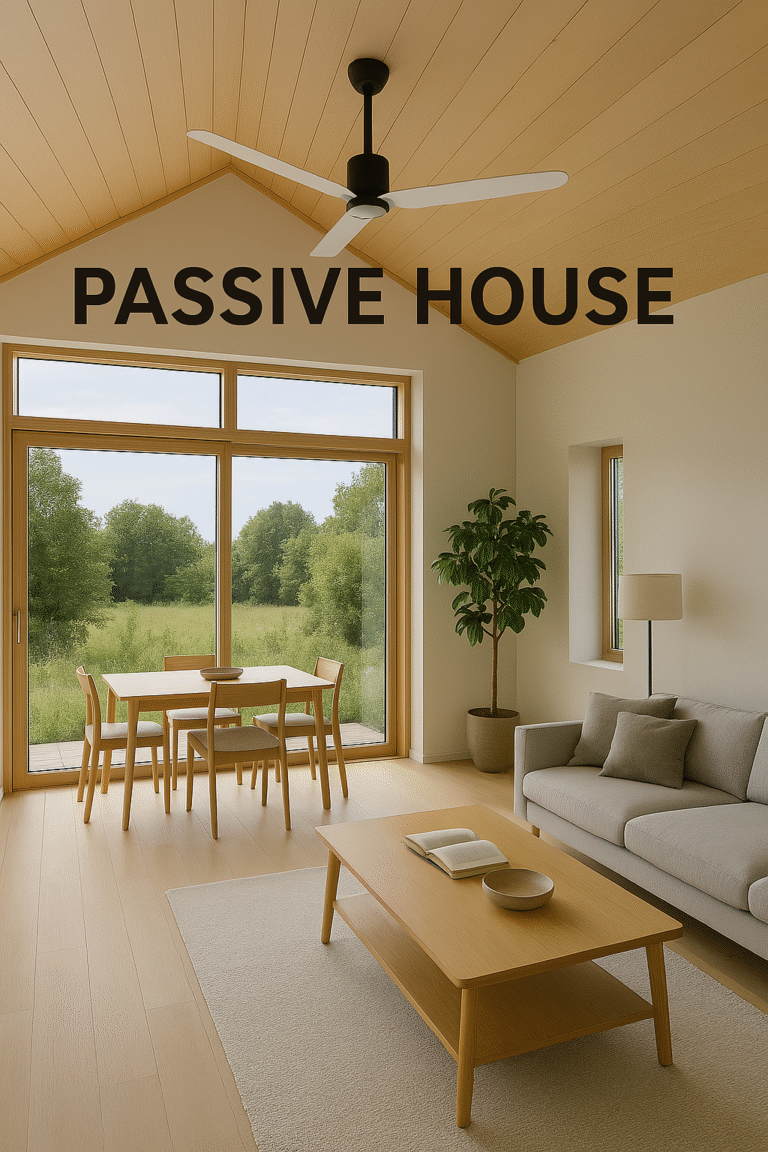 Ventiladores y casas pasivas: aliados para el confort sostenible